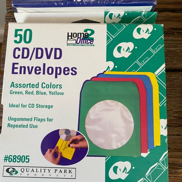 Lot of CD/DVD Cases/Sleeves/Envelopes & Rewritable CD - Picture 2 of 7